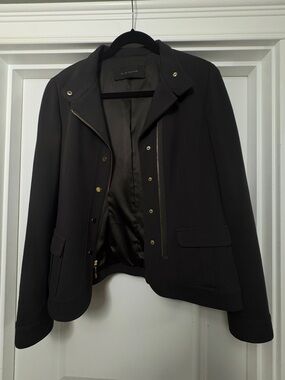 Elie Tahari Black Label Zip Up Jacket
